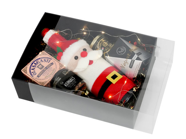 Hamper A5 Board - Xmas Winter Starry Night Wine Gift Hamper FH303 - XH1013A4 Photo